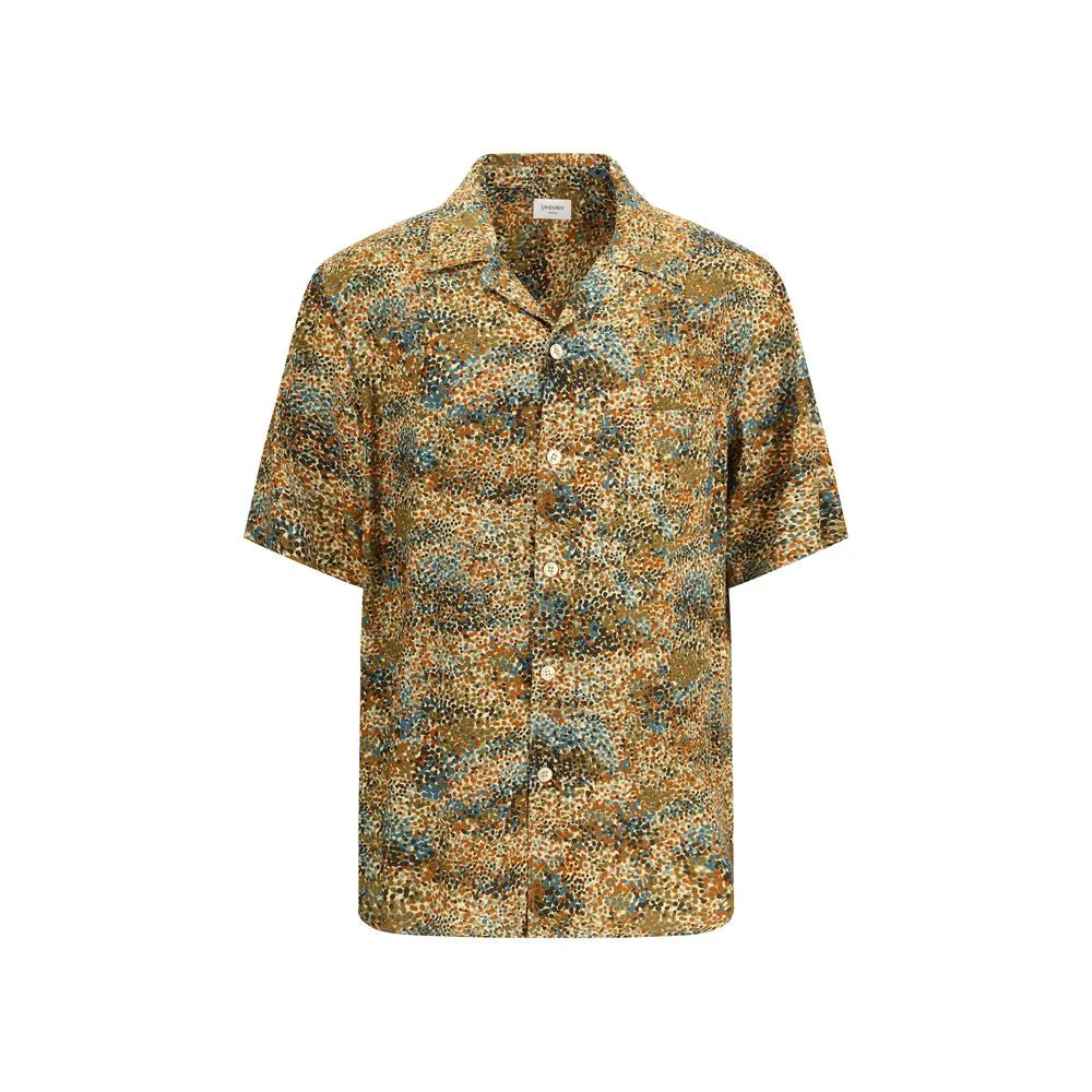Saint Laurent Multicolor Viscose Pattern Shirt