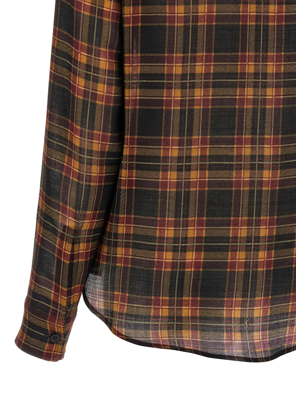 Saint Laurent Multicolor Wool Blouse - L