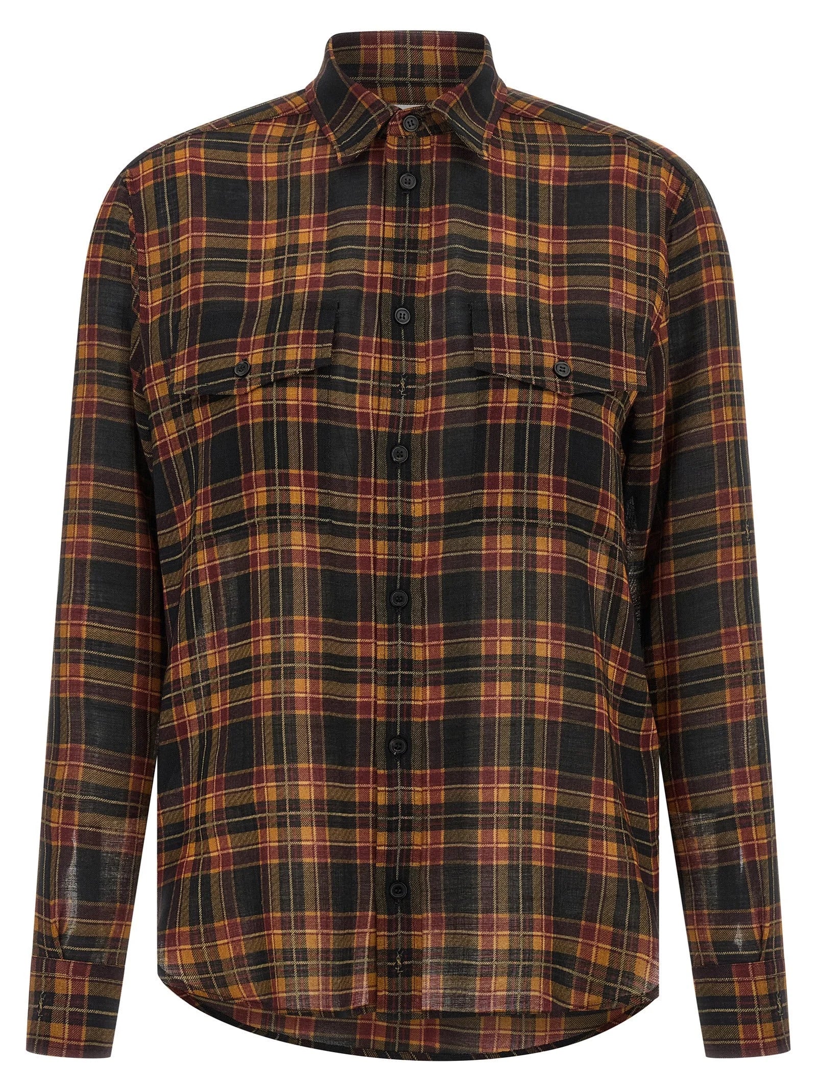 Saint Laurent Multicolor Wool Blouse - L