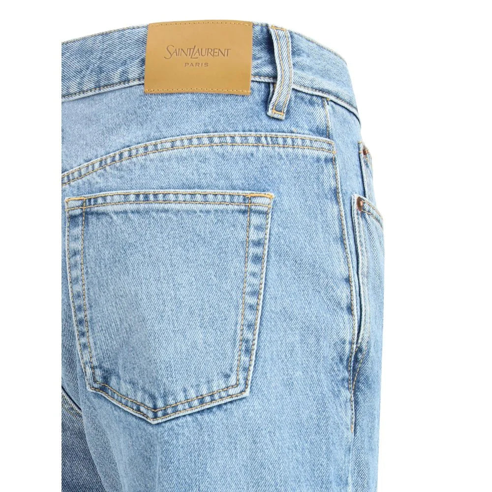 Saint Laurent NICO low-rise jeans in Bahamas denim - 27