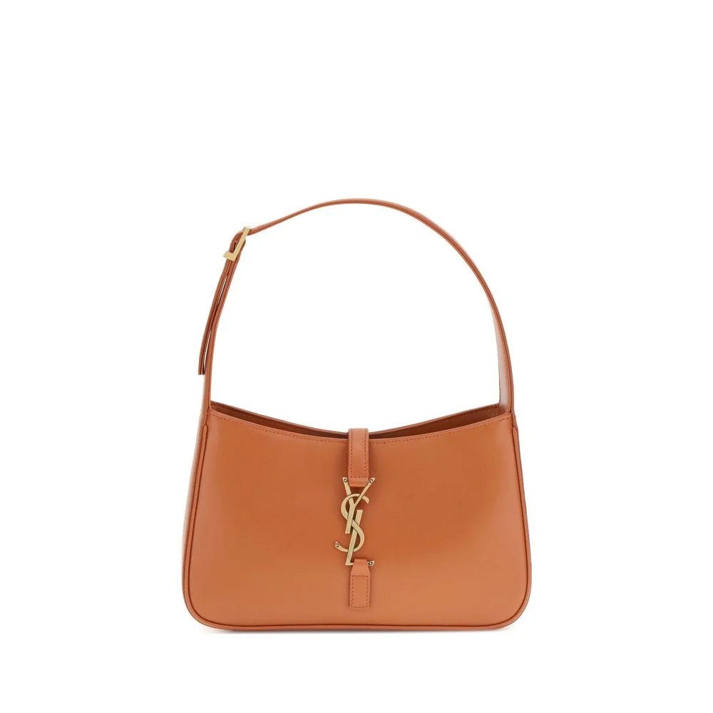 Saint Laurent Orange Calf Leather Bos Taurus Handbag