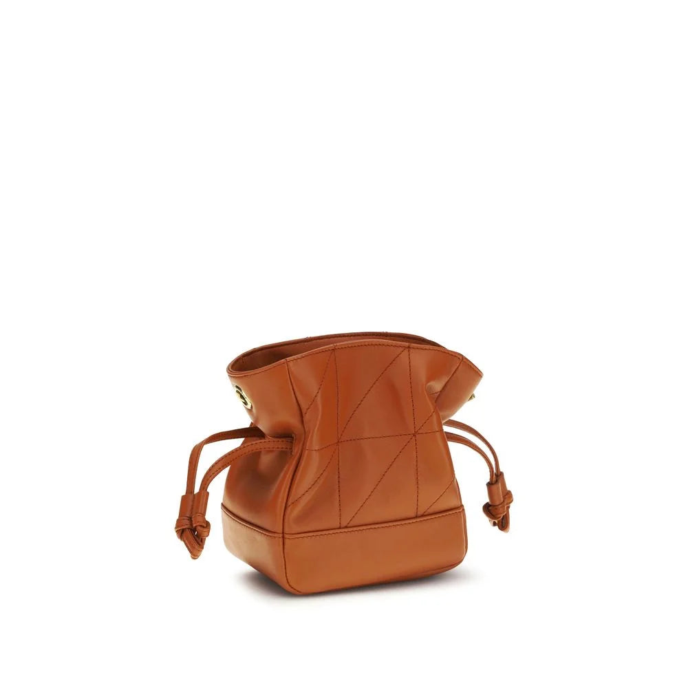 Sac à main Saint Laurent en agneau Ovis Aries Aries orange