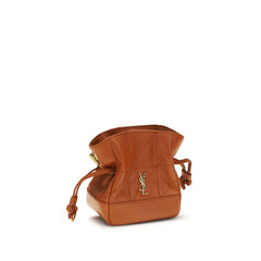 Sac à main Saint Laurent en agneau Ovis Aries Aries orange