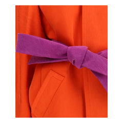 Saint Laurent Orange Silk Coat - IT38 | S