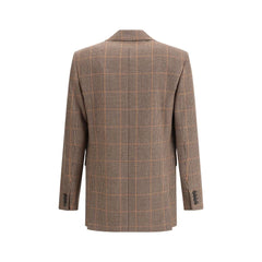 Saint Laurent Prince de Galles wool Blazer - Sport Jackets