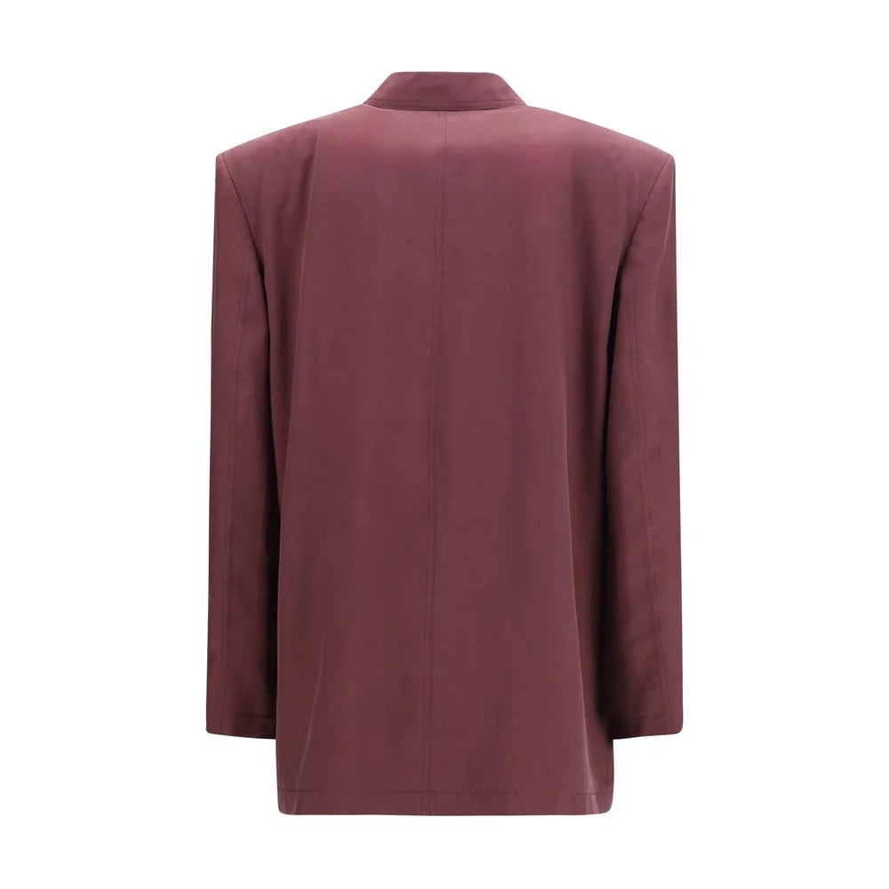 Saint Laurent Purple Silk Blazer - IT38 | S