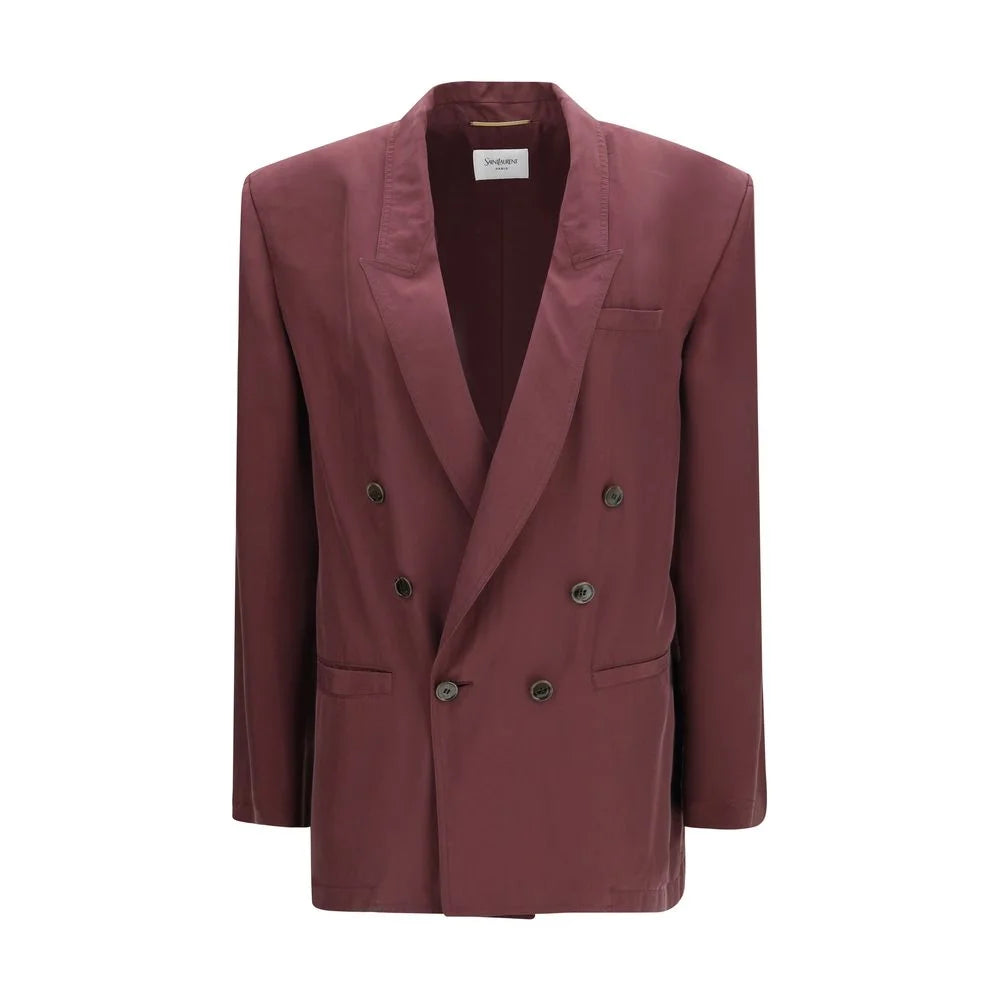 Saint Laurent Purple Silk Blazer - IT38 | S