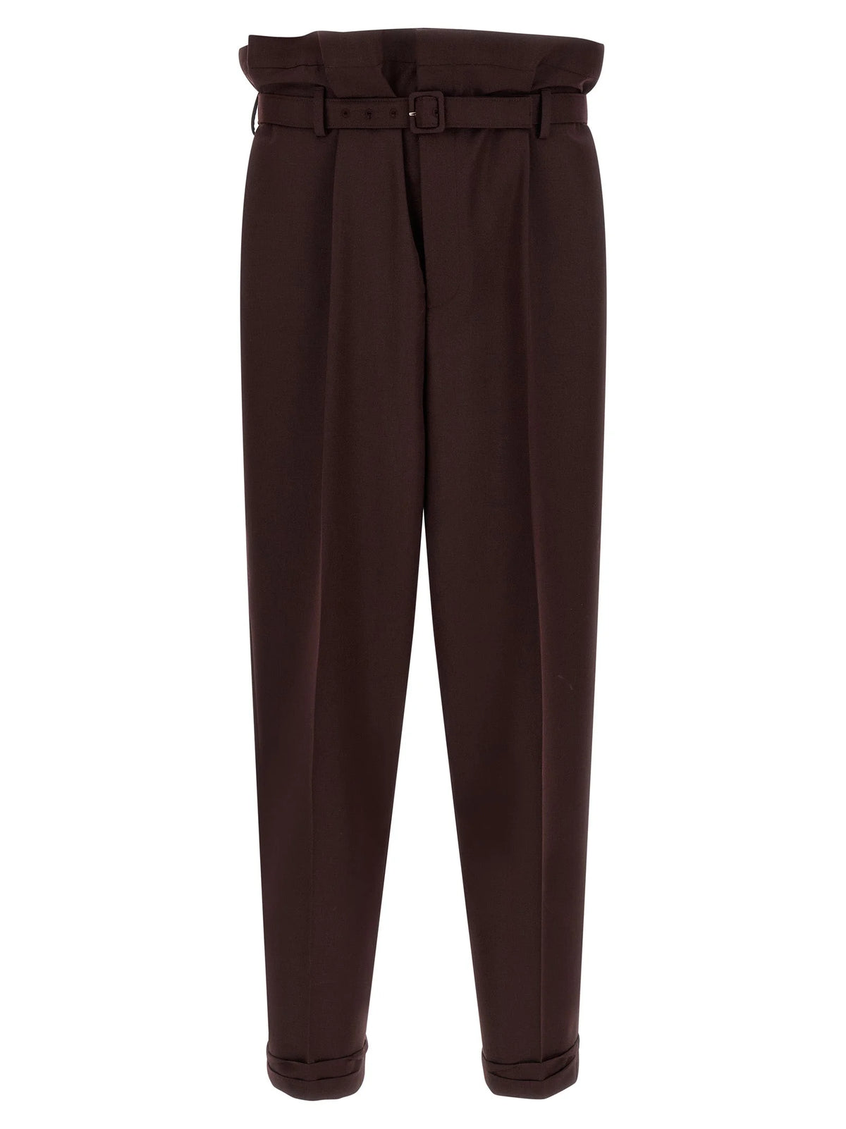 Saint Laurent Purple Wool Casual Pants