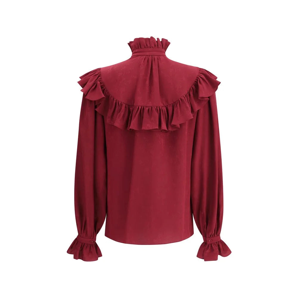 Saint Laurent Silk Blouse with ruffles - IT38 | S - Blouses