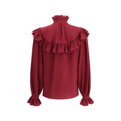 Saint Laurent Silk Blouse with ruffles - IT40 | M