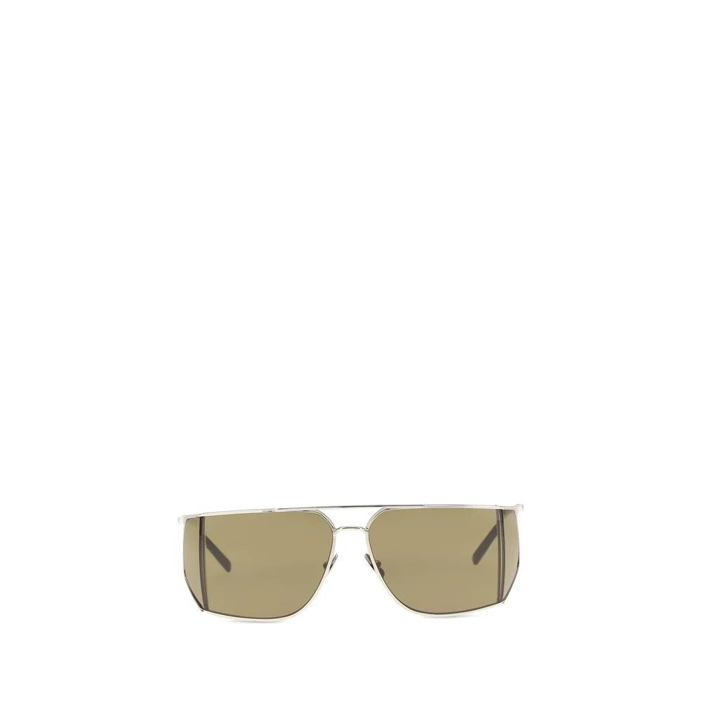 Saint Laurent Silver Metal Sunglasses