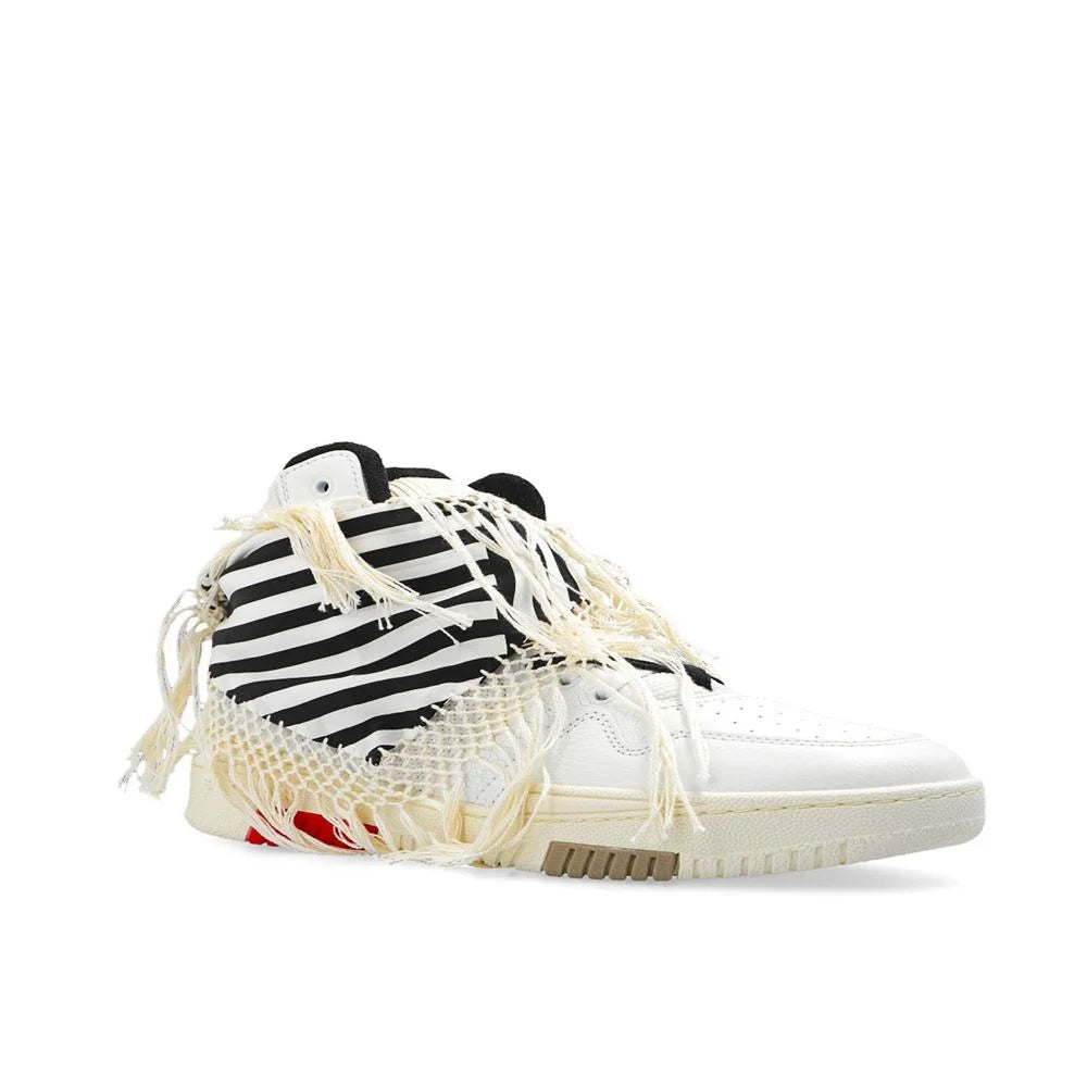 Saint Laurent White Calfskin High Top Sneakers - EU36/US6