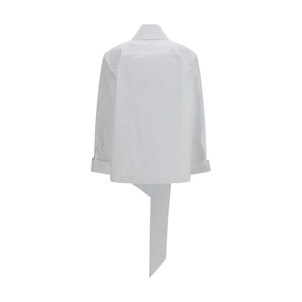 Saint Laurent White Cotton Dress Shirt