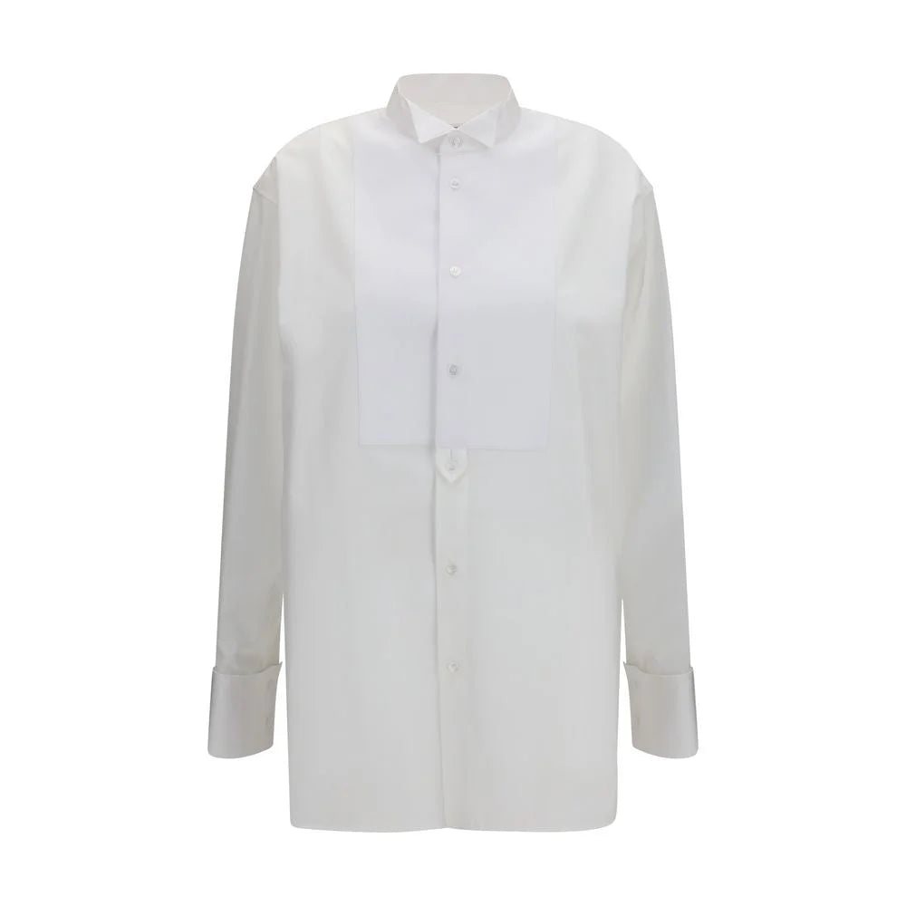 Saint Laurent White Cotton Dress Shirt - IT36 | XS