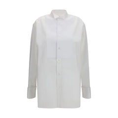 Saint Laurent White Cotton Dress Shirt - IT36 | XS