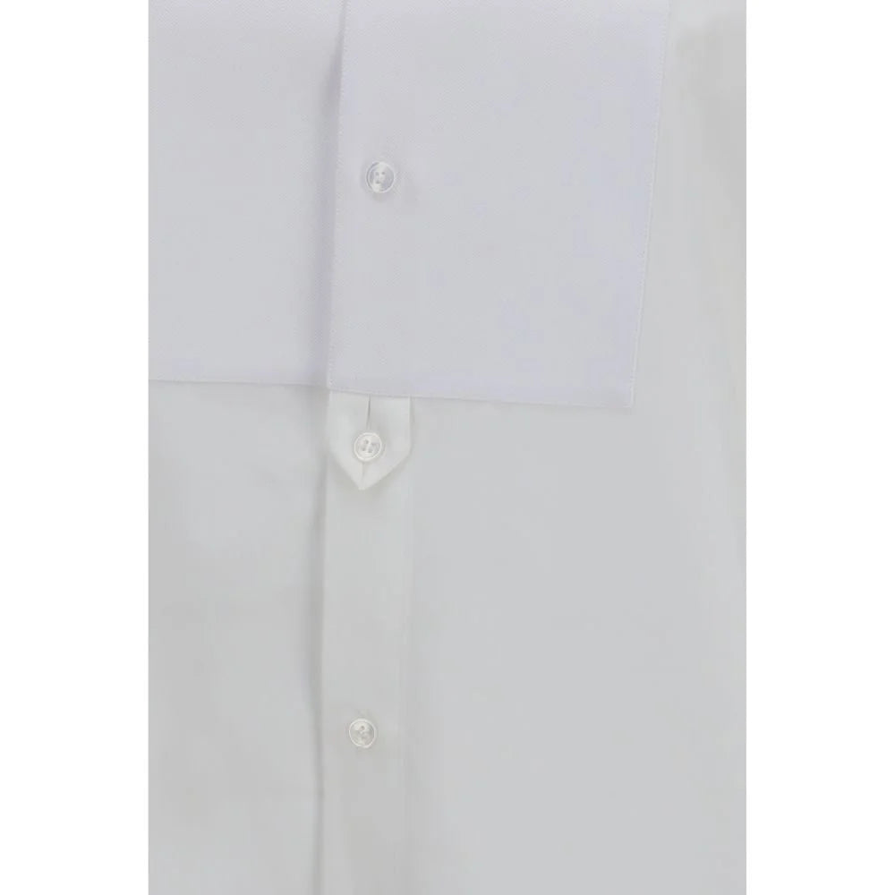 Saint Laurent White Cotton Dress Shirt - IT36 | XS