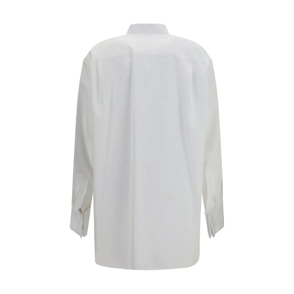 Saint Laurent White Cotton Dress Shirt - IT36 | XS