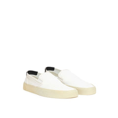 Białe sneakersy z bawełny Saint Laurent - EU35.5/US5.5