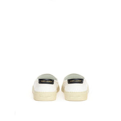 Białe sneakersy z bawełny Saint Laurent - EU35.5/US5.5