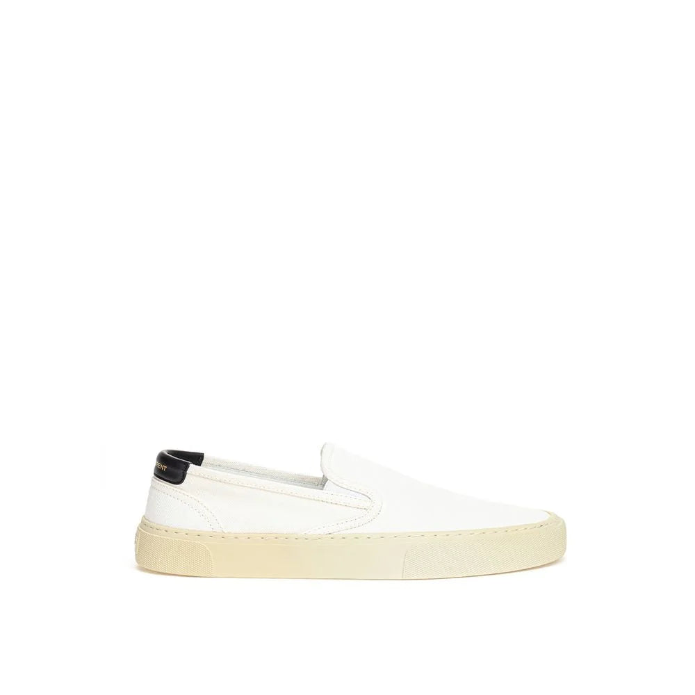 Białe sneakersy z bawełny Saint Laurent - EU35.5/US5.5
