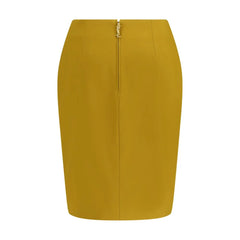 Saint Laurent Yellow Viscose Skirt - IT38 | S