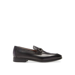 Salvatore Ferragamo Black Calfskin Slip-On Loafers - EU39.5/US6.5