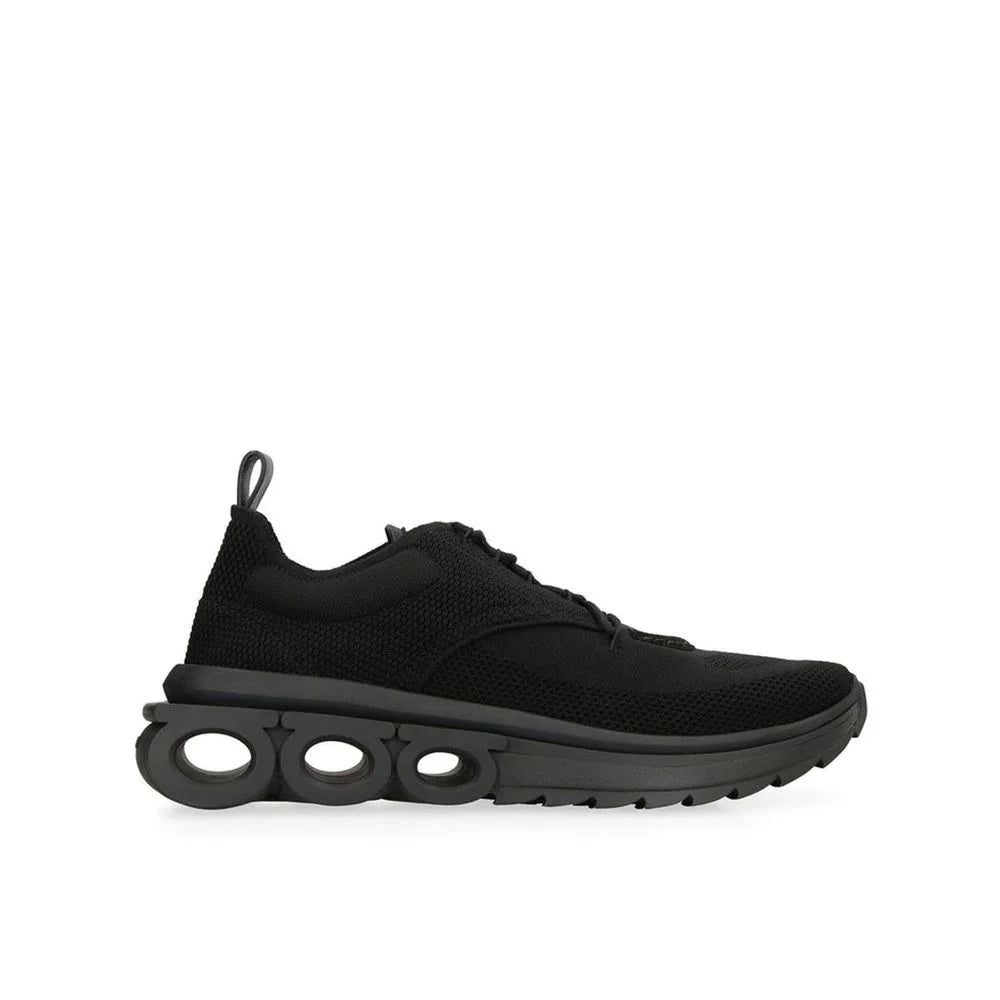 Salvatore Ferragamo, atletické sneakers z černé tkaniny - EU45/US12