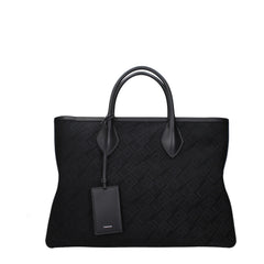 Sac à main en tissu noir Salvatore Ferragamo
