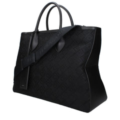 Sac bandoulière en tissu noir Salvatore Ferragamo