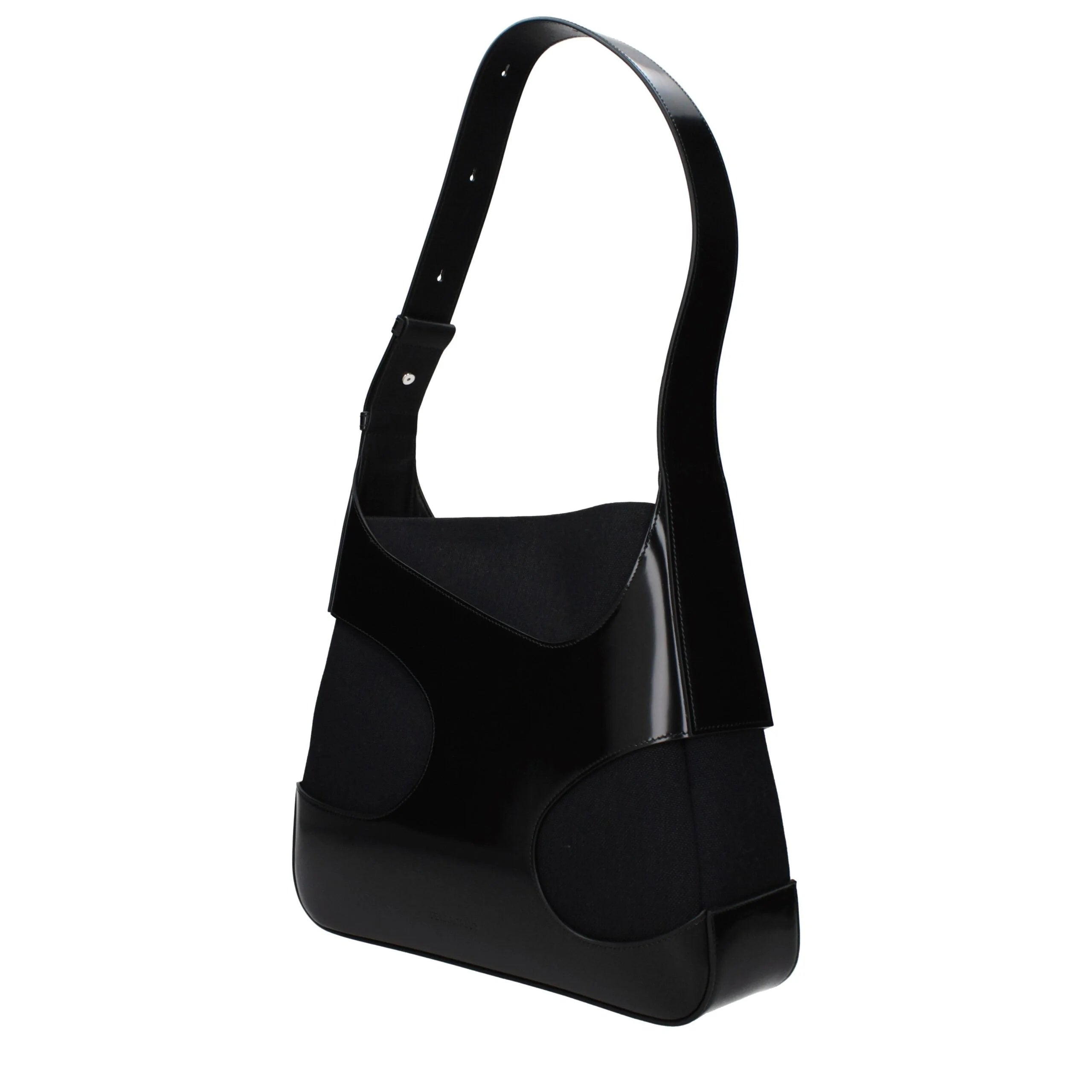 Salvatore Ferragamo Black Fabric Shoulder Bag