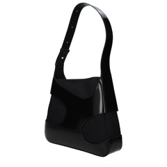 Salvatore Ferragamo Black Fabric Shoulder Bag