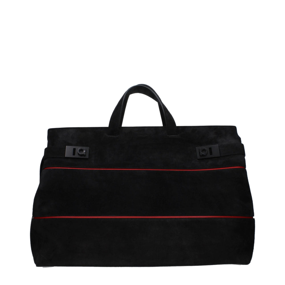 Salvatore Ferragamo Black Leather Handbag