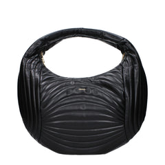 Salvatore Ferragamo Black Leather Handbags