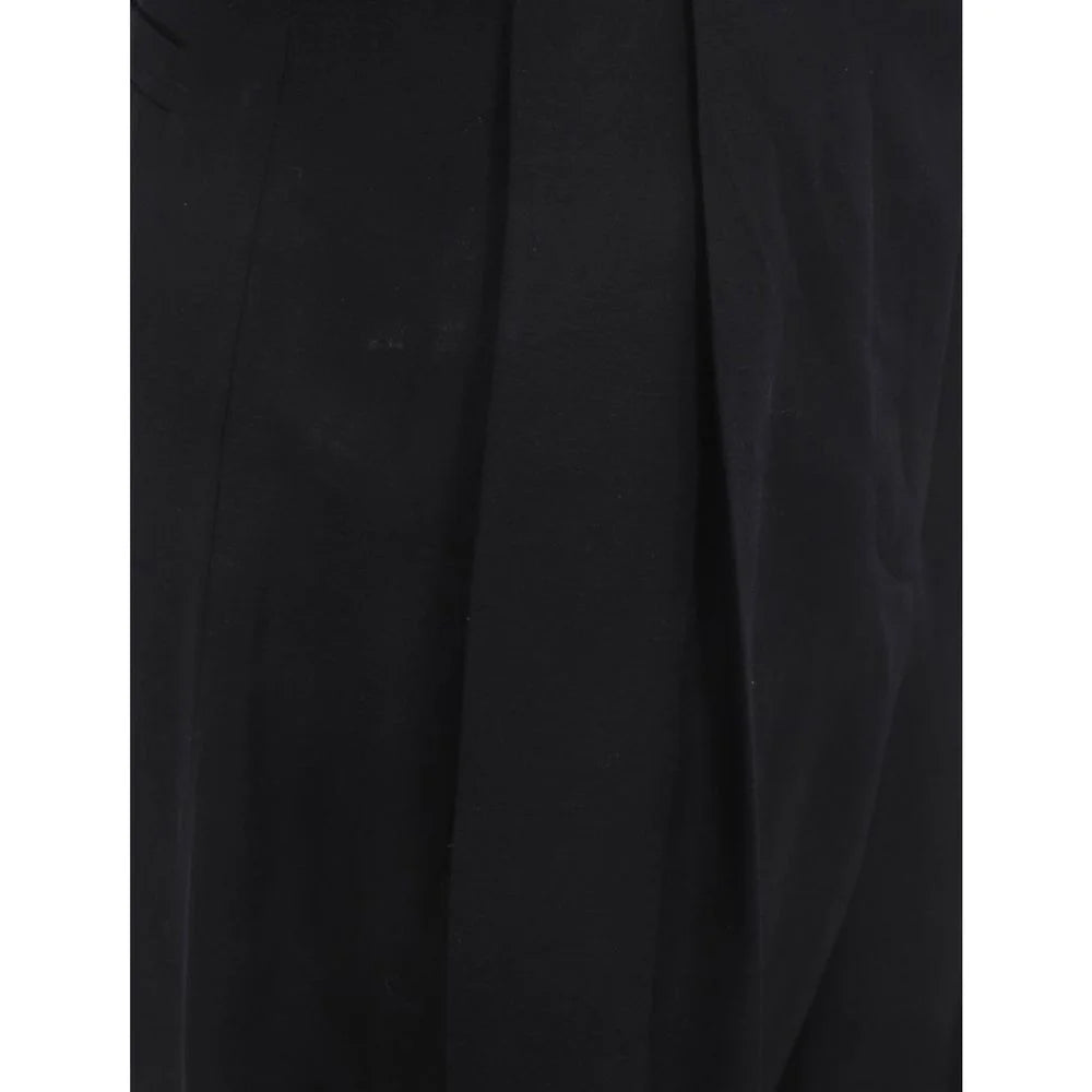 Salvatore Ferragamo Black Silk Casual Pants - 40