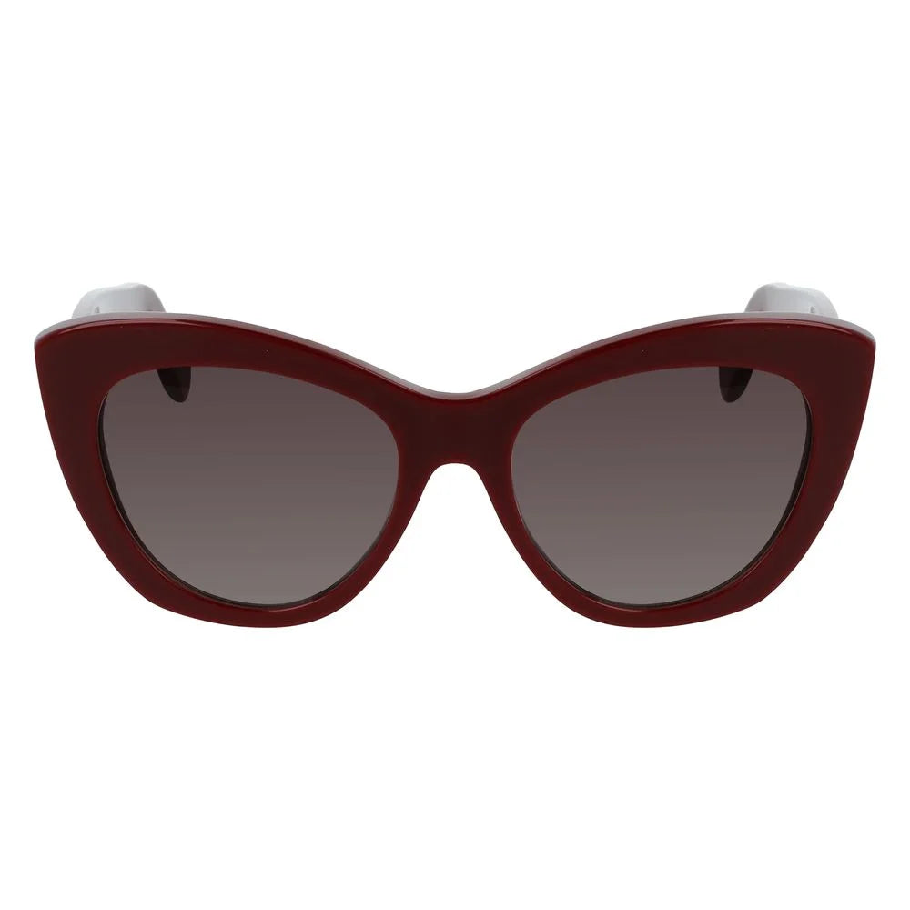 Salvatore Ferragamo Bordeaux Acetate Sunglasses
