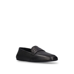 Salvatore Ferragamo Brown Calfskin Slip-On Loafers