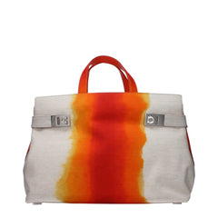 Salvatore Ferragamo Gray Fabric Handbag