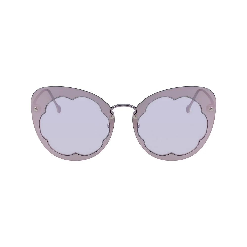 Salvatore Ferragamo Purple Metal Sunglasses