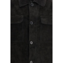 Salvatore Santoro Black Calf Leather Bos Taurus Clothing - IT50 | L