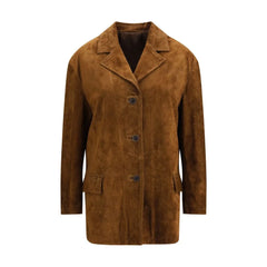 Salvatore Santoro Brown Calf Leather Bos Taurus Coat - IT42 | L
