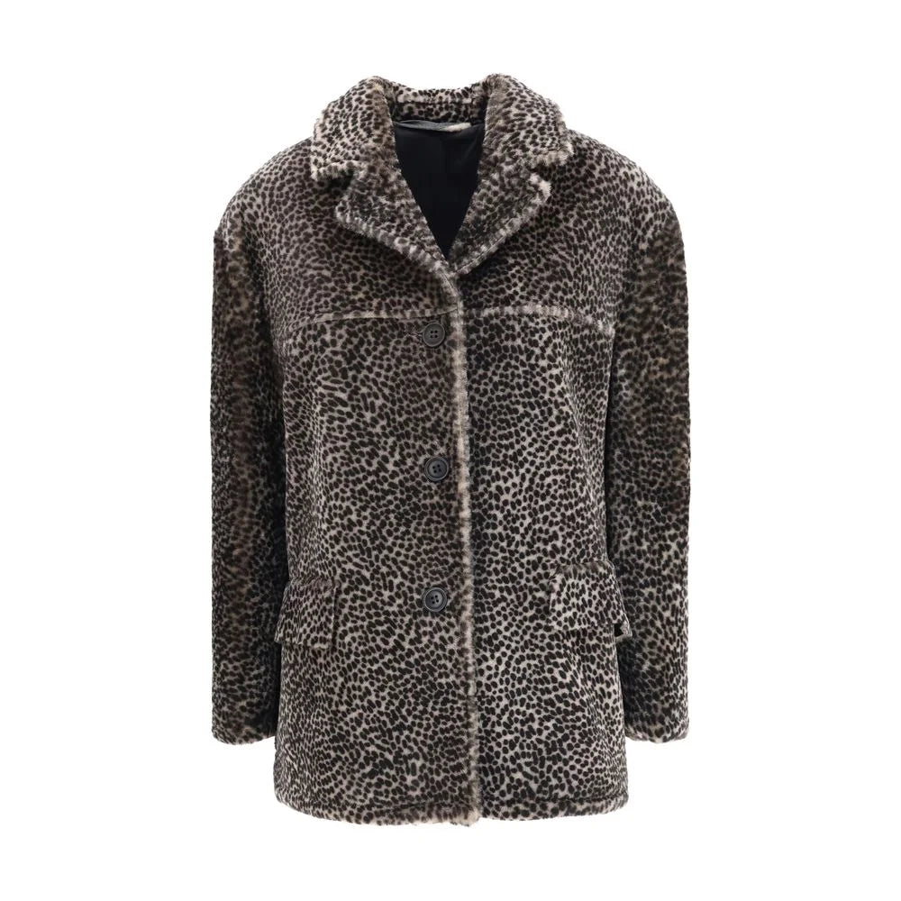 Salvatore Santoro Spotted patterned Fur Jacket