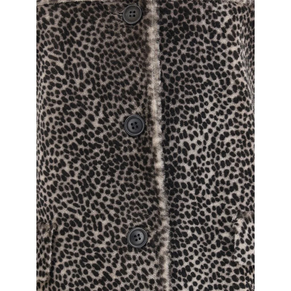Salvatore Santoro Spotted patterned Fur Jacket