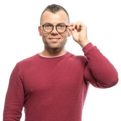 Sandro Black Men Glasses Frame - Eyeglasses