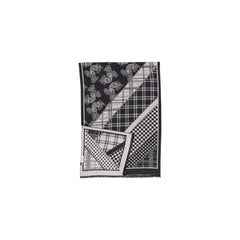 Sandro Ferrone Black Viscose Scarf - One Size