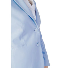 Sandro Ferrone Blue Polyester Blazer - IT46 | L - Coats & Jackets