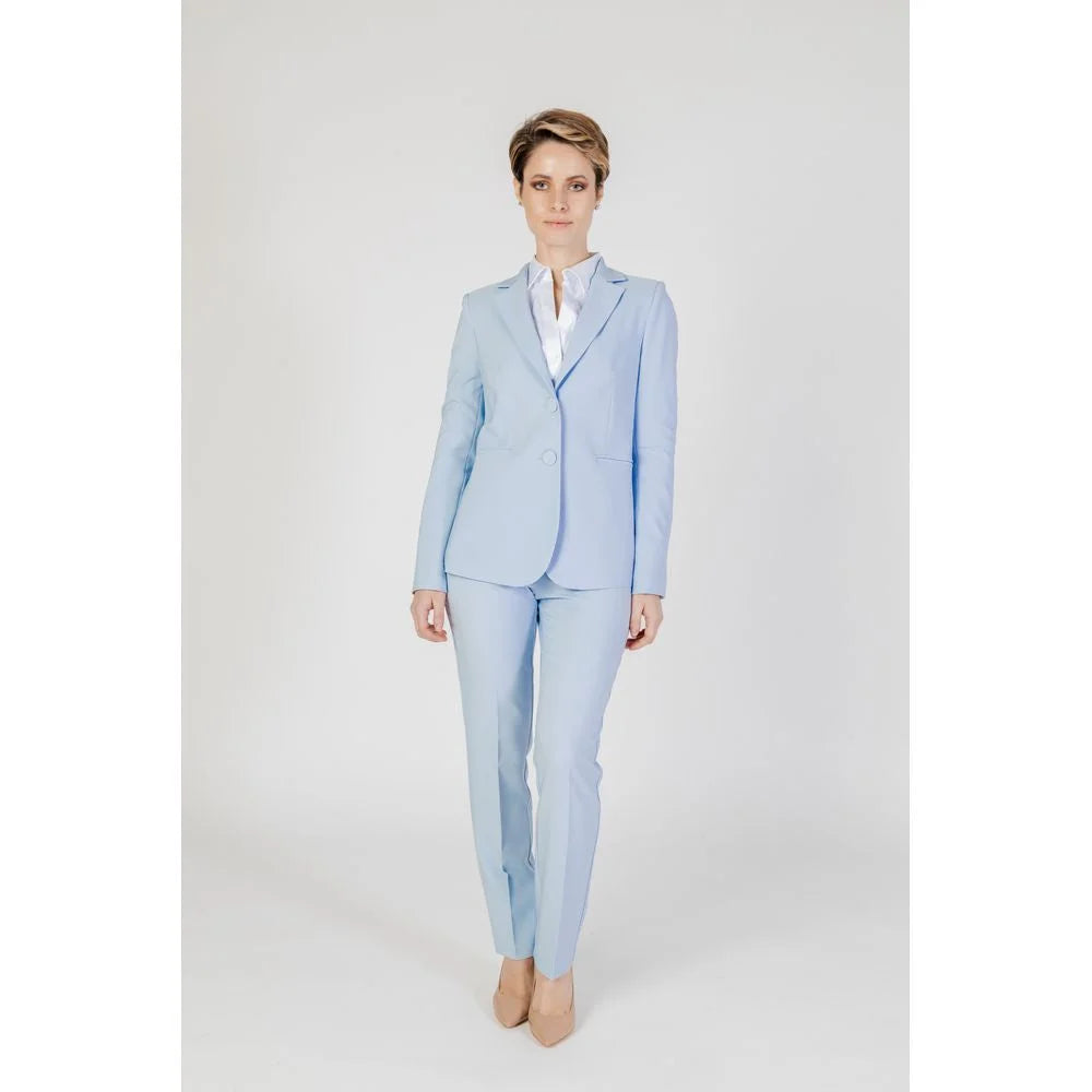 Sandro Ferrone Blue Polyester Pant - IT46 | L - Trousers