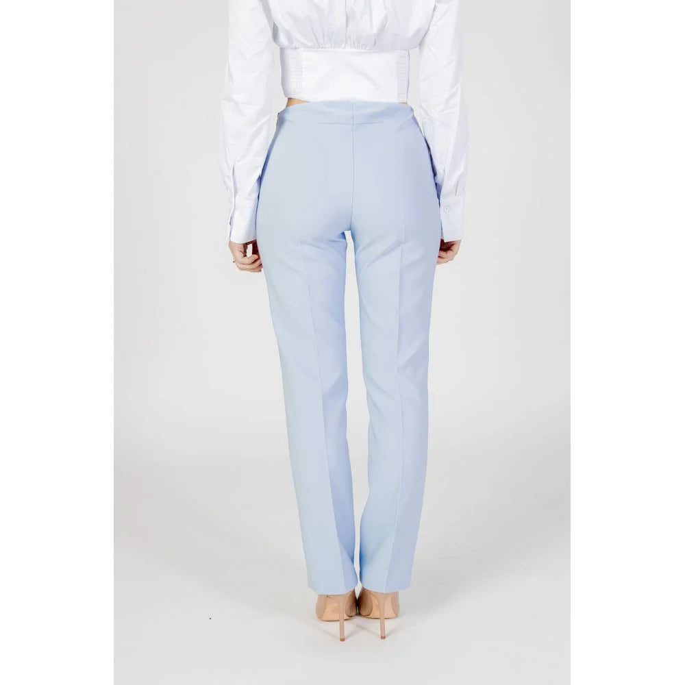 Sandro Ferrone Blue Polyester Pant - IT46 | L - Trousers