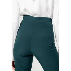 Sandro Ferrone Green Polyester Pant - IT40 | XS - Trousers