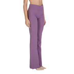 Sandro Ferrone Purple Polyester Pant - 38 | XXS
