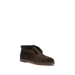 Santoni barna borjúbőr bokacsizma - EU40/US10